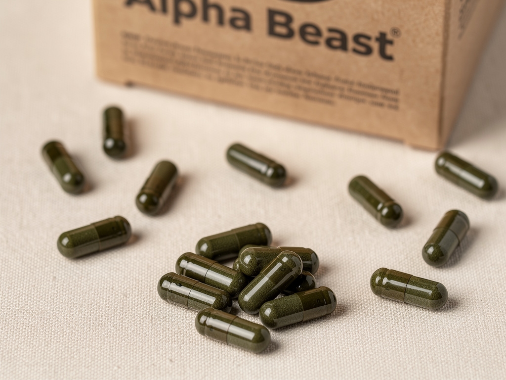 Detail kapsúl Alpha Beast doplnku výživy